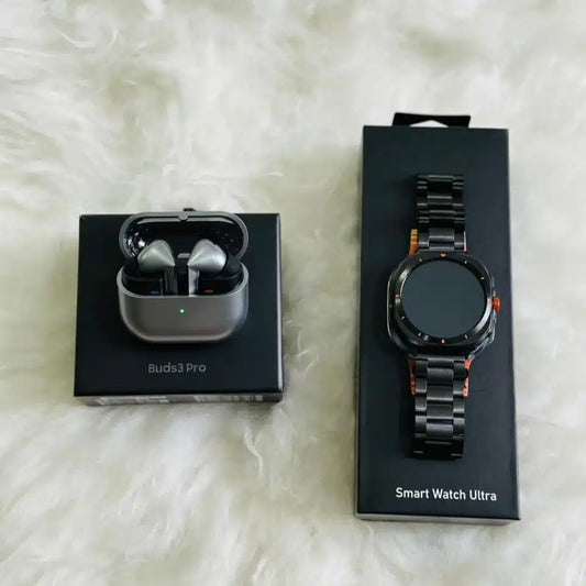 (SAMSUNG GALAXY BUDS 3 PRO +SAMSUNG GALAXY JS WATCH 8 ULTRA )