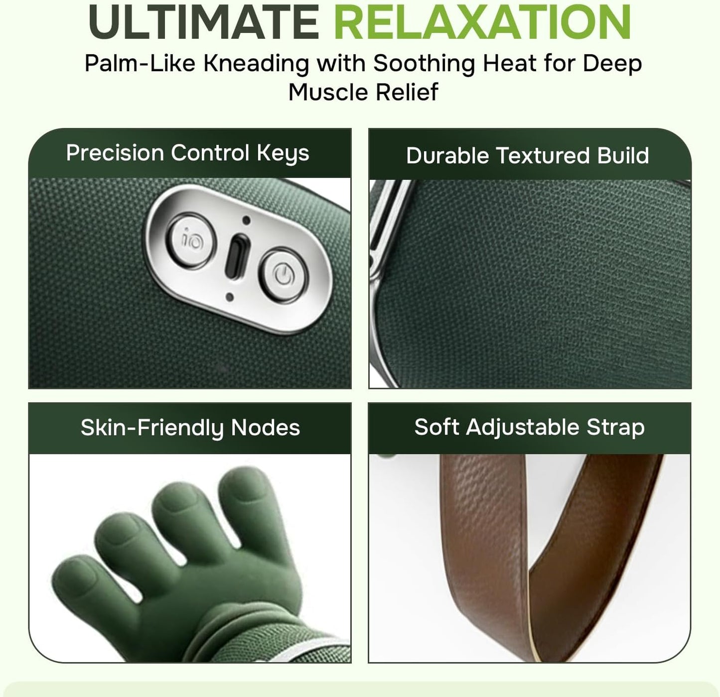 6D Hand Simulated Neck Massager Deep Tissue Relief