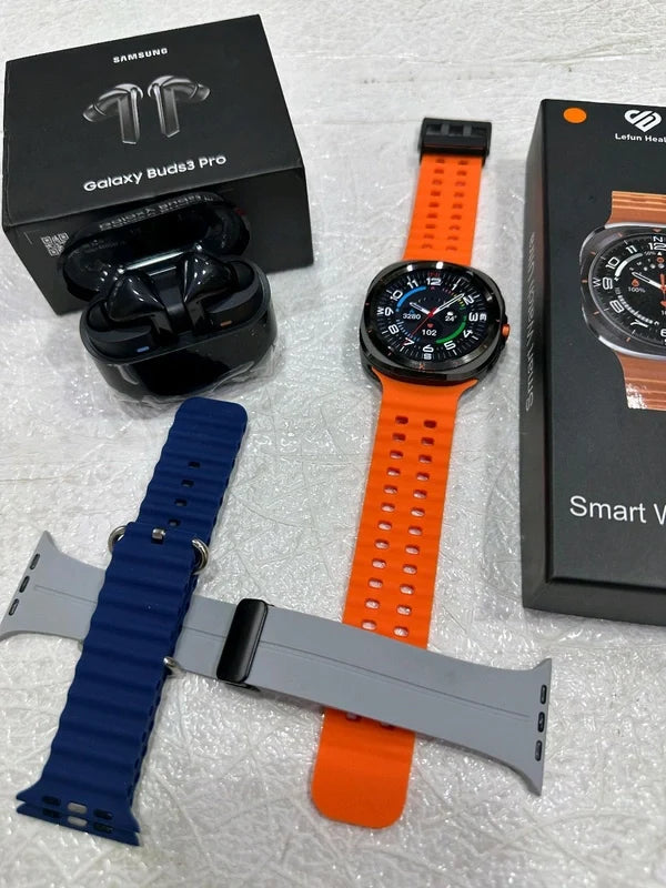 (SAMSUNG GALAXY BUDS 3 PRO +SAMSUNG GALAXY JS WATCH 8 ULTRA )