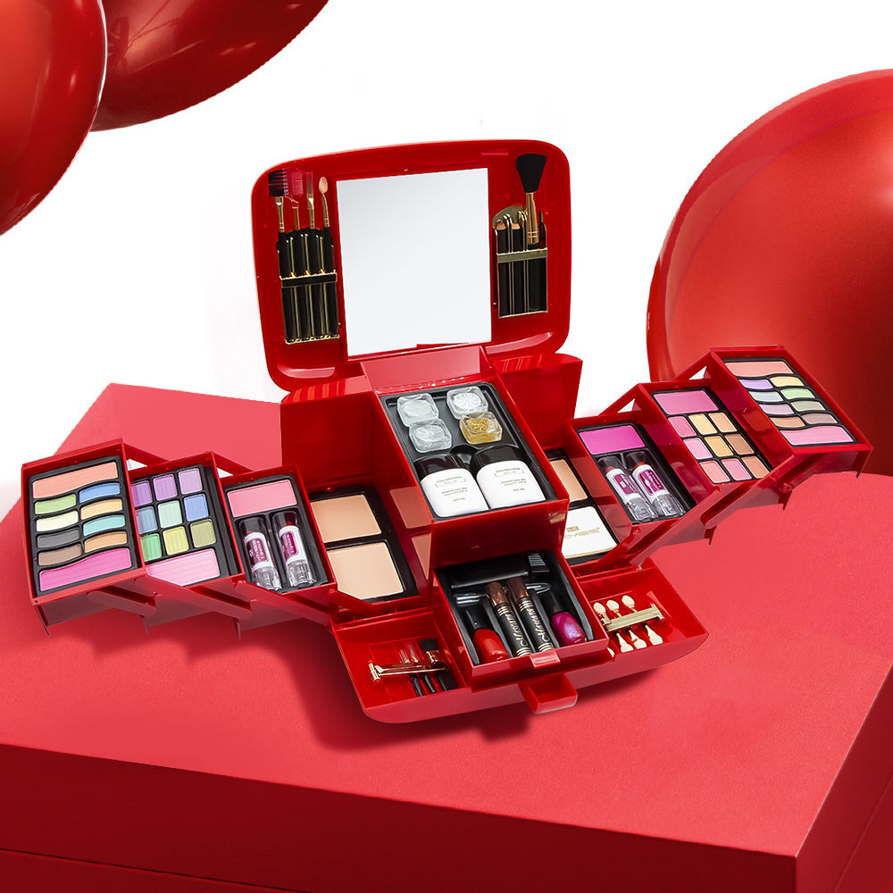 Girls Makeup Kit with Box – Complete Makeup Kit for Girls & Kids  || طقم مكياج للبنات مع علبة – طقم مكياج كامل للبنات والأطفال