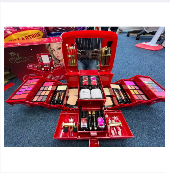 Girls Makeup Kit with Box – Complete Makeup Kit for Girls & Kids  || طقم مكياج للبنات مع علبة – طقم مكياج كامل للبنات والأطفال