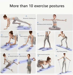 HouseHold Abdominal Wheel Fitness Board